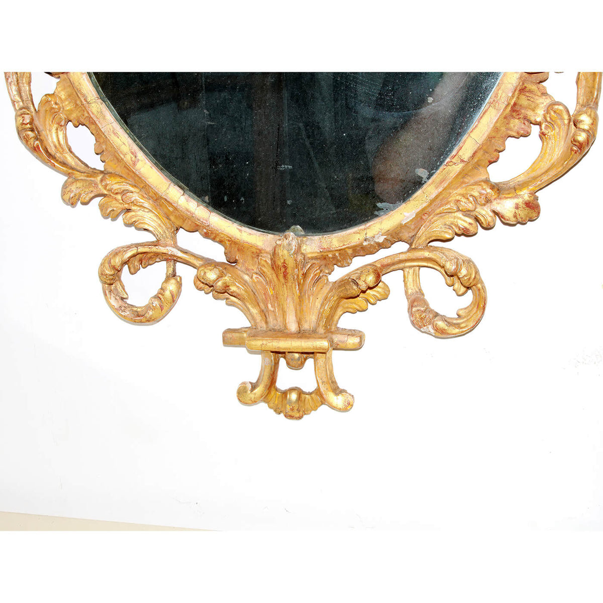 Fine George III Oval Gilt Mirror - English Georgian America