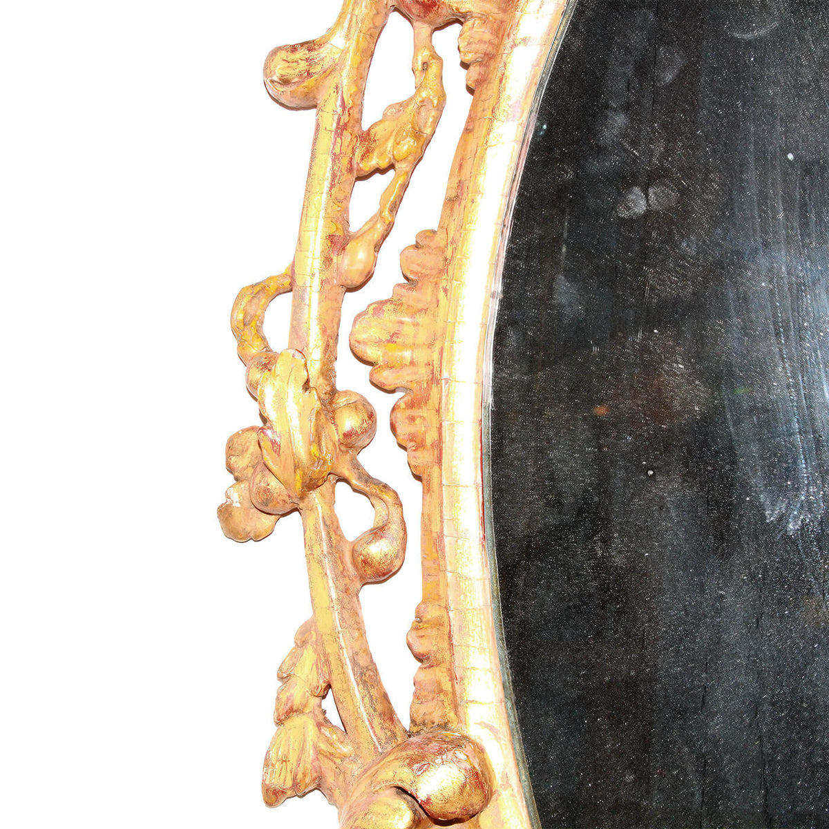 Fine George III Oval Gilt Mirror - English Georgian America