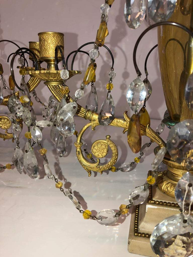 Fine Pair of Russian Candleabra - English Georgian America