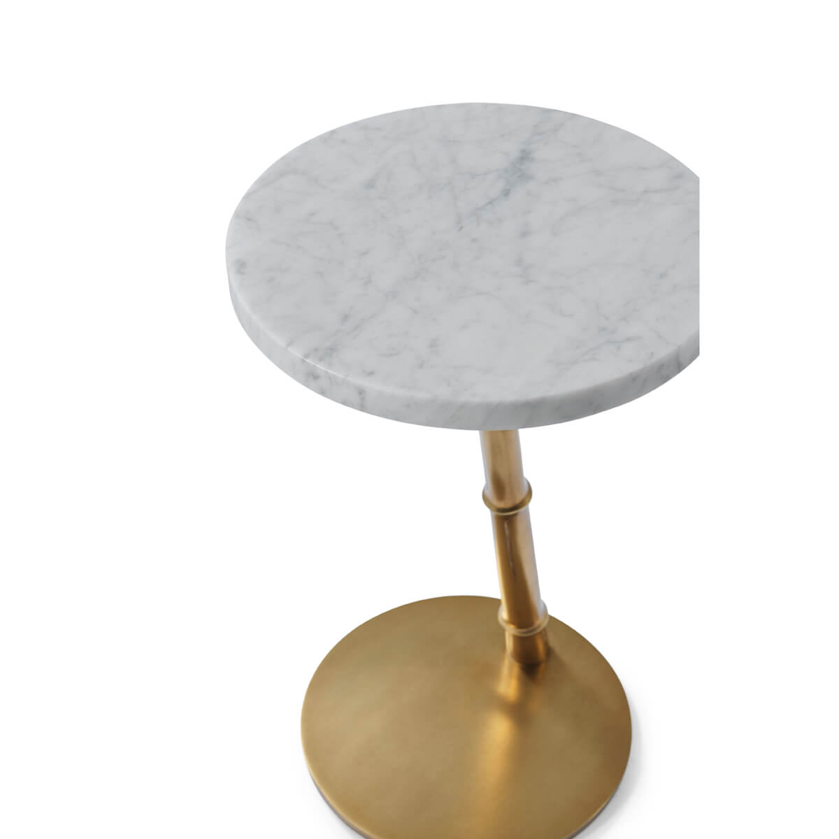 Floating Marble Top Accent Table - English Georgian America