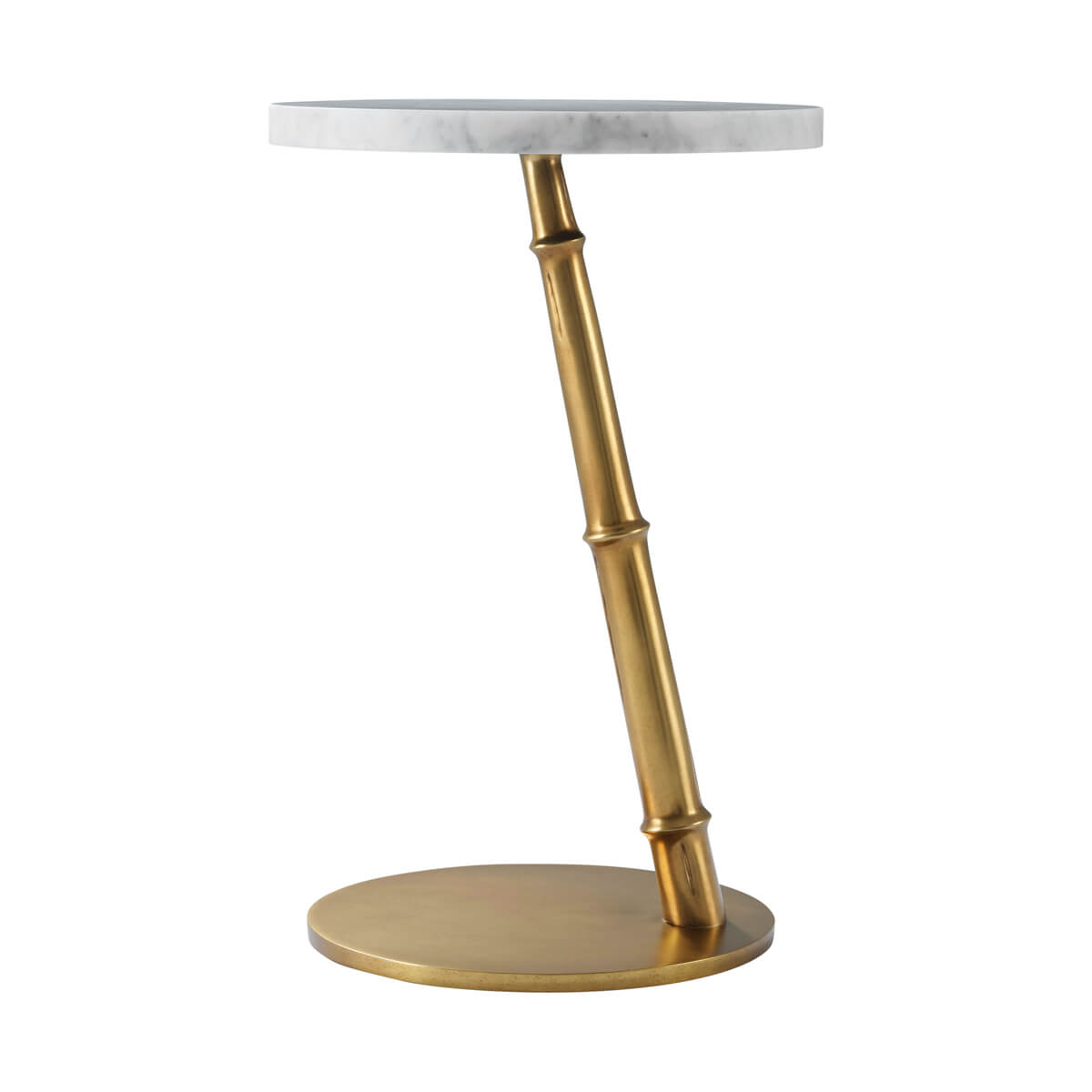 Floating Marble Top Accent Table - English Georgian America