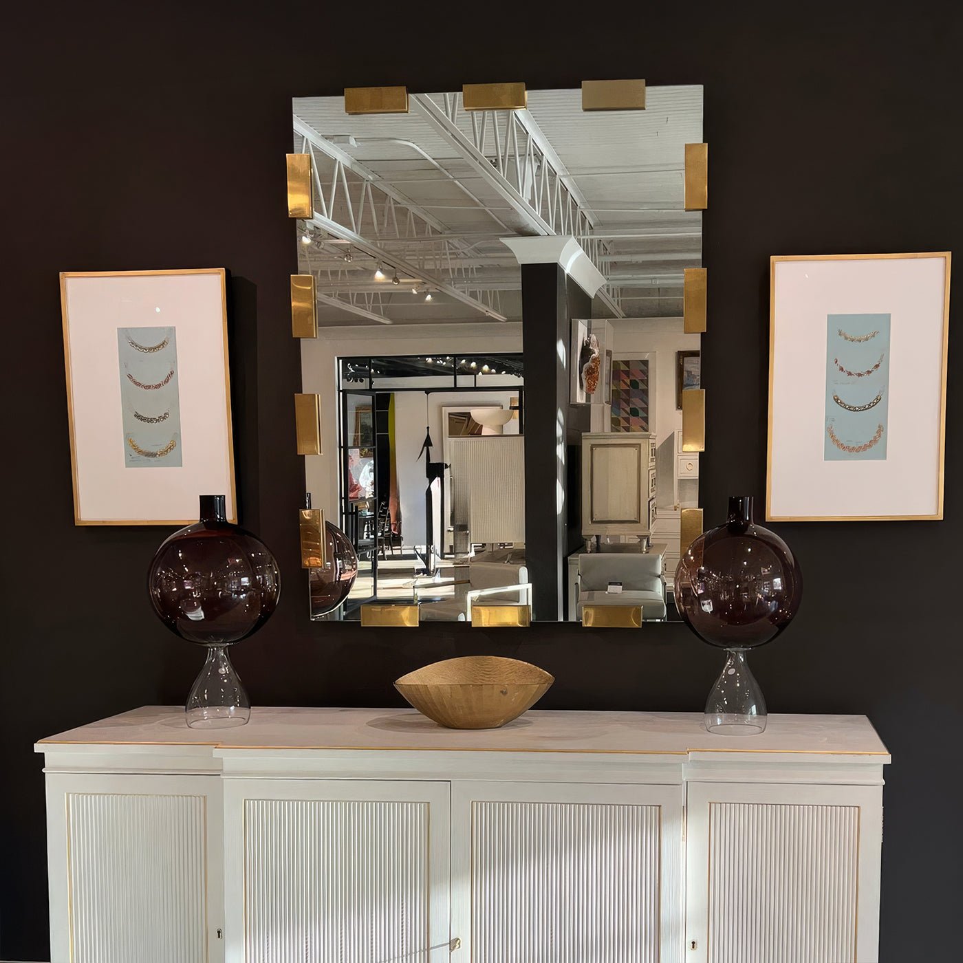 Floating Modern Mirror - English Georgian America