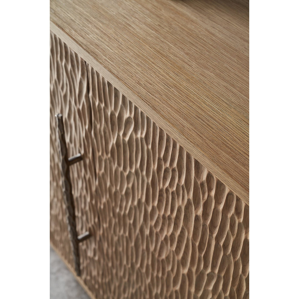 Four Door Organic Modern Media Cabinet - English Georgian America