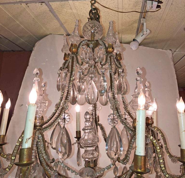 French 10-Light Chandelier - English Georgian America