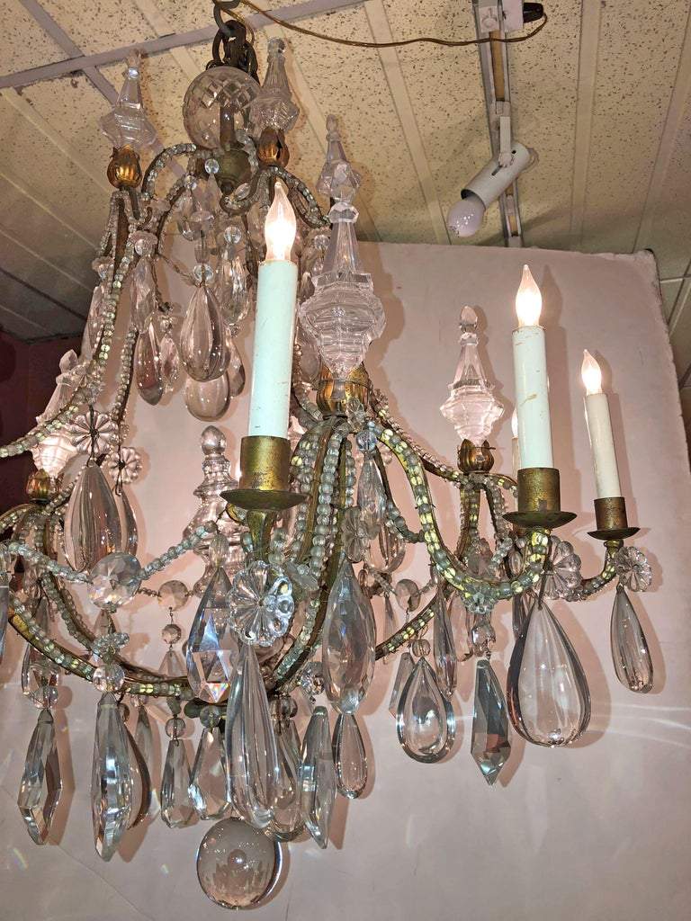 French 10-Light Chandelier - English Georgian America