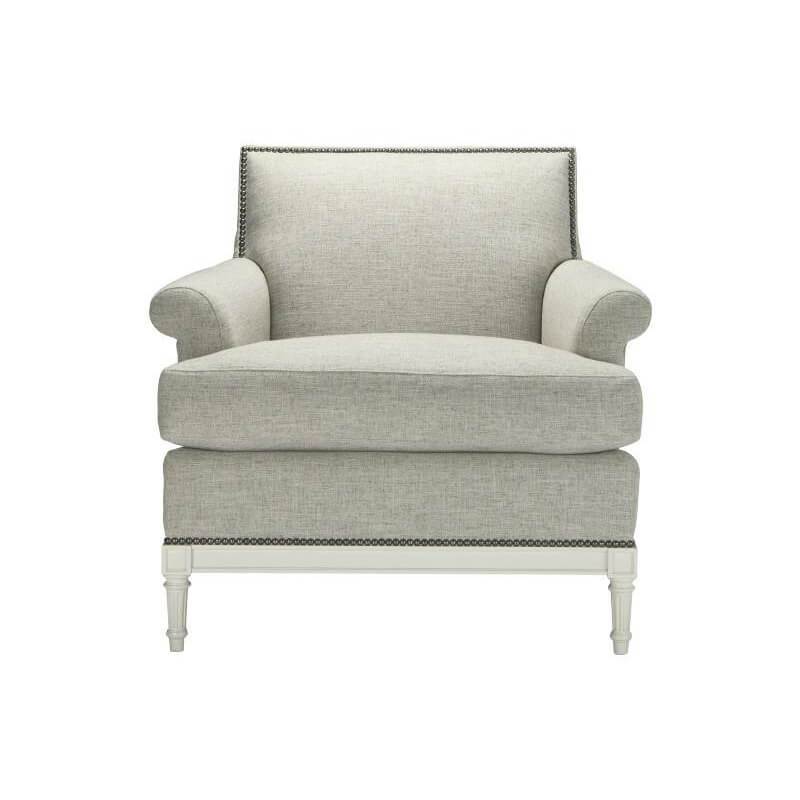 French 18th Century Inspired Armchair - English Georgian America