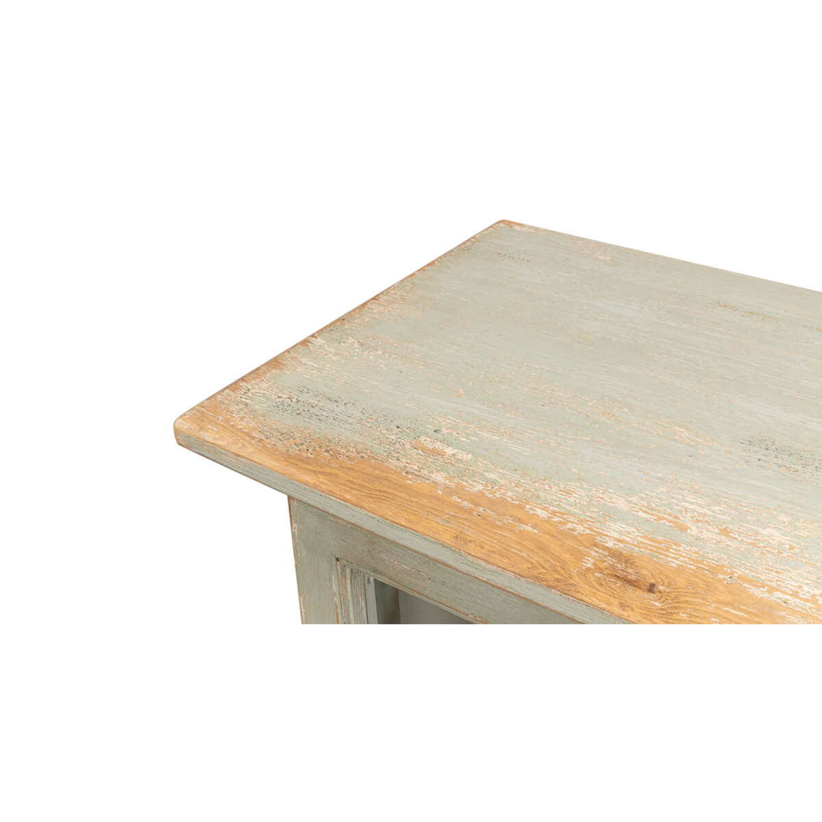 French Antique Sage Credenza - English Georgian America