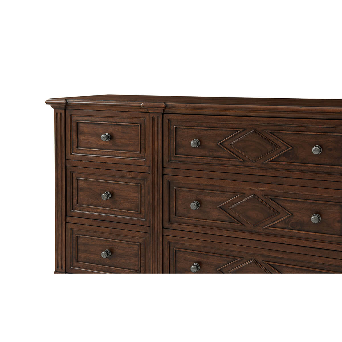 French Antique Style Dresser - English Georgian America