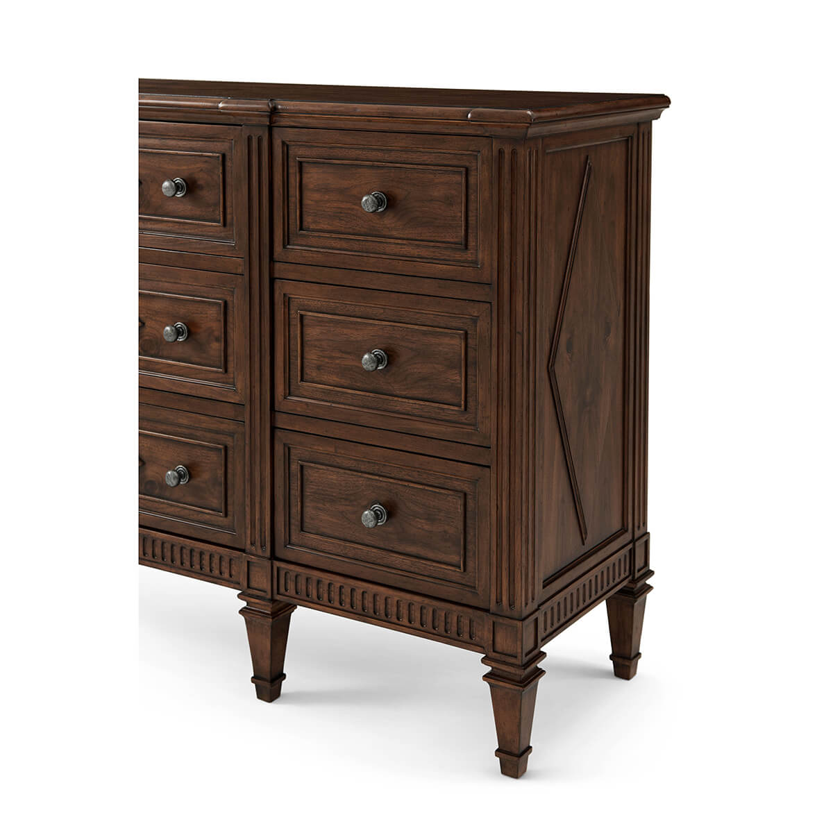 French Antique Style Dresser - English Georgian America