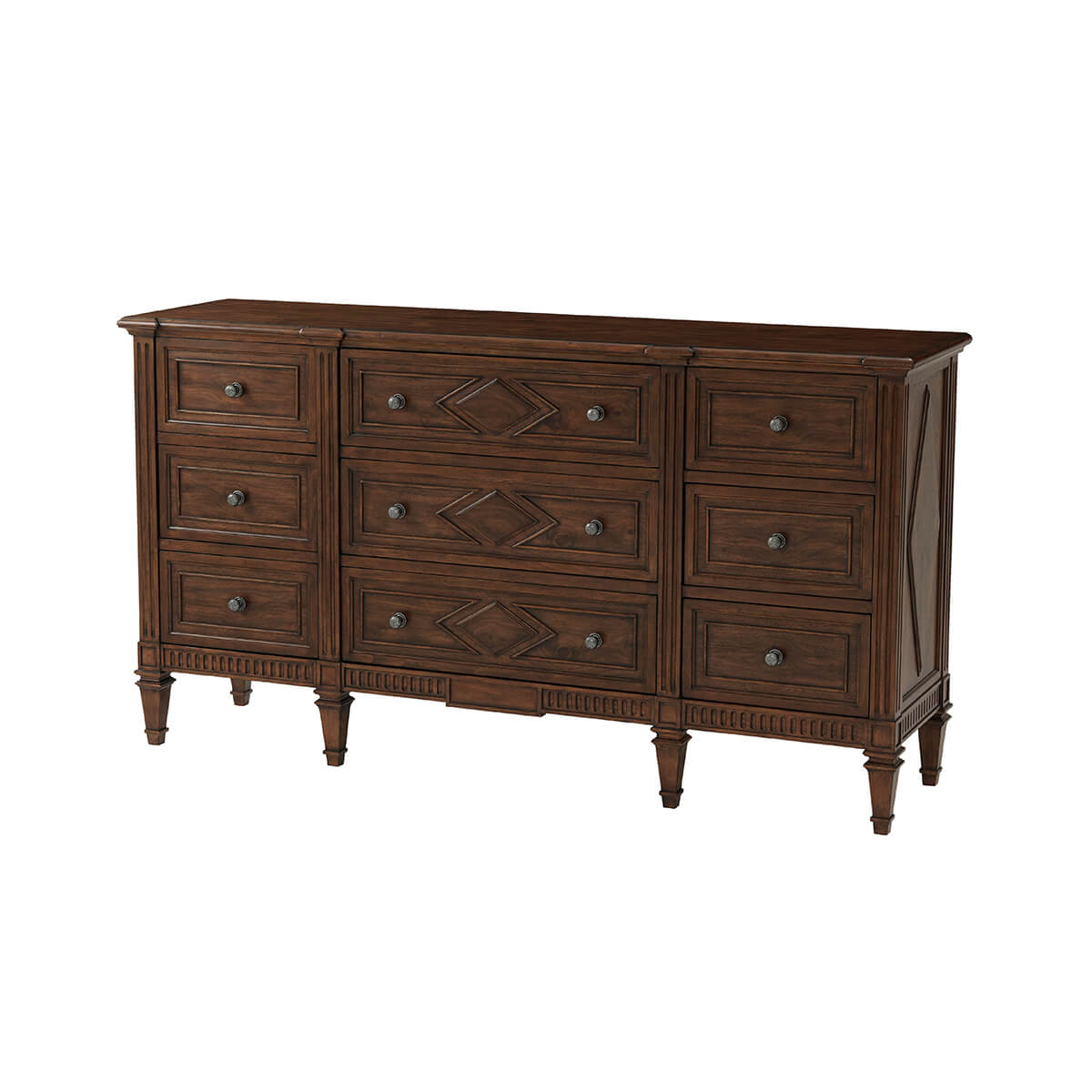 French Antique Style Dresser - English Georgian America