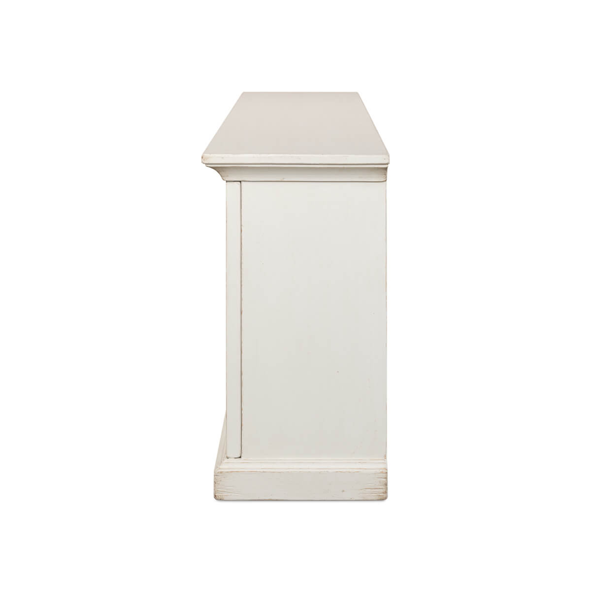 French Antique White Credenza - English Georgian America