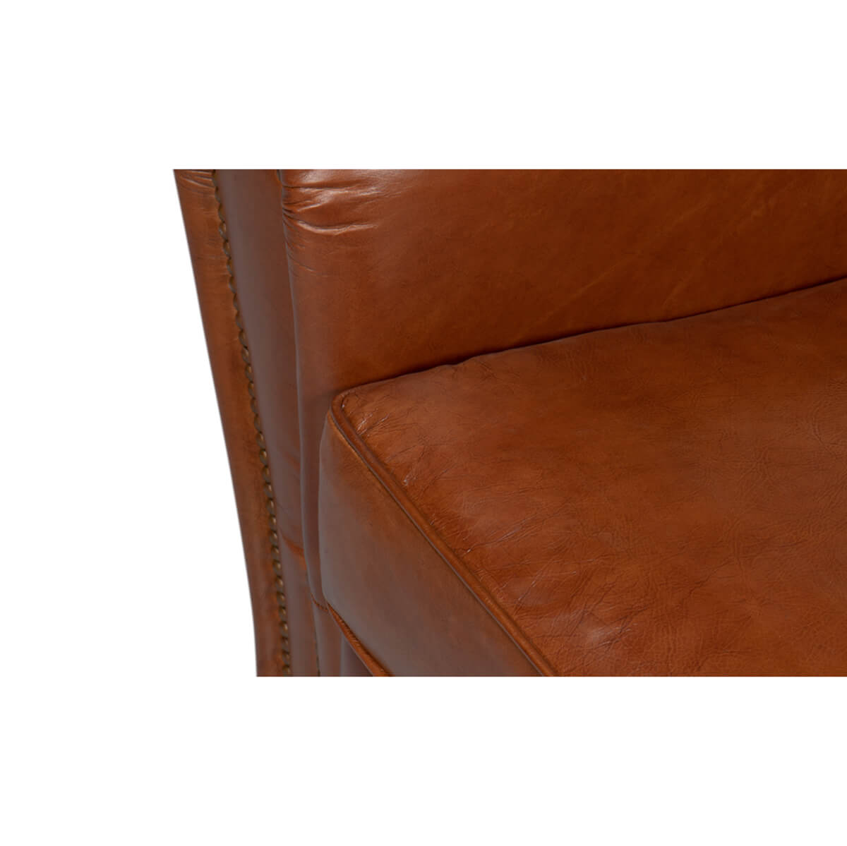 French Art Deco Style Club Chair - English Georgian America