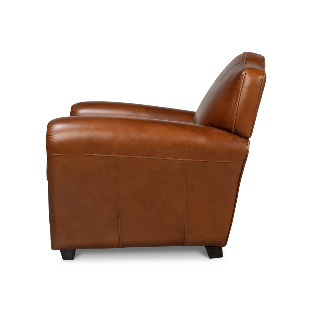 French Art Deco Style Club Chair - English Georgian America