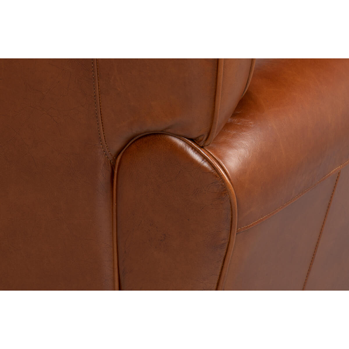 French Art Deco Style Club Chair - English Georgian America