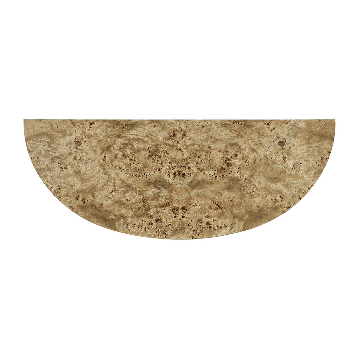 French Burl Demi Lune Dresser - English Georgian America