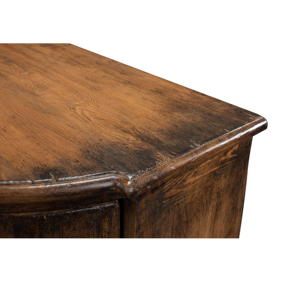 French Country Demilune Cabinet - English Georgian America