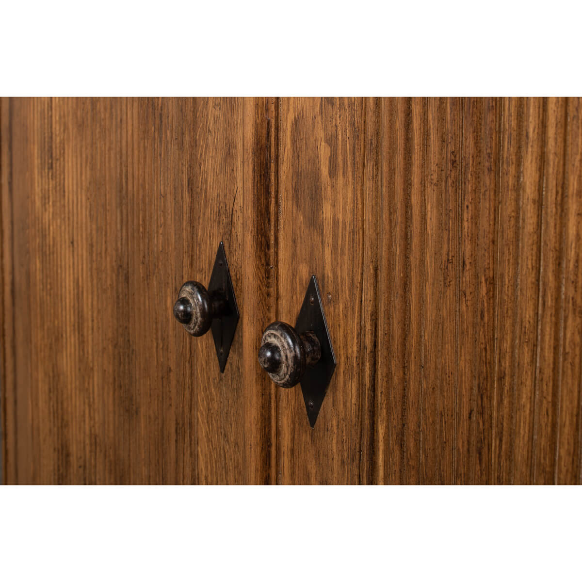 French Country Demilune Cabinet - English Georgian America