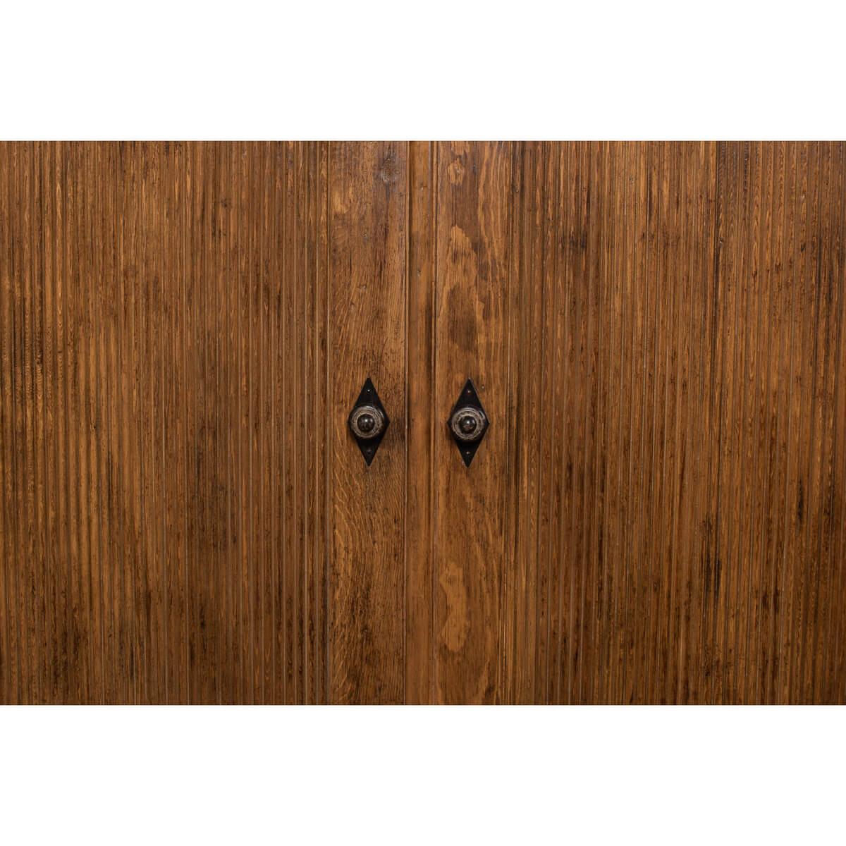 French Country Demilune Cabinet - English Georgian America