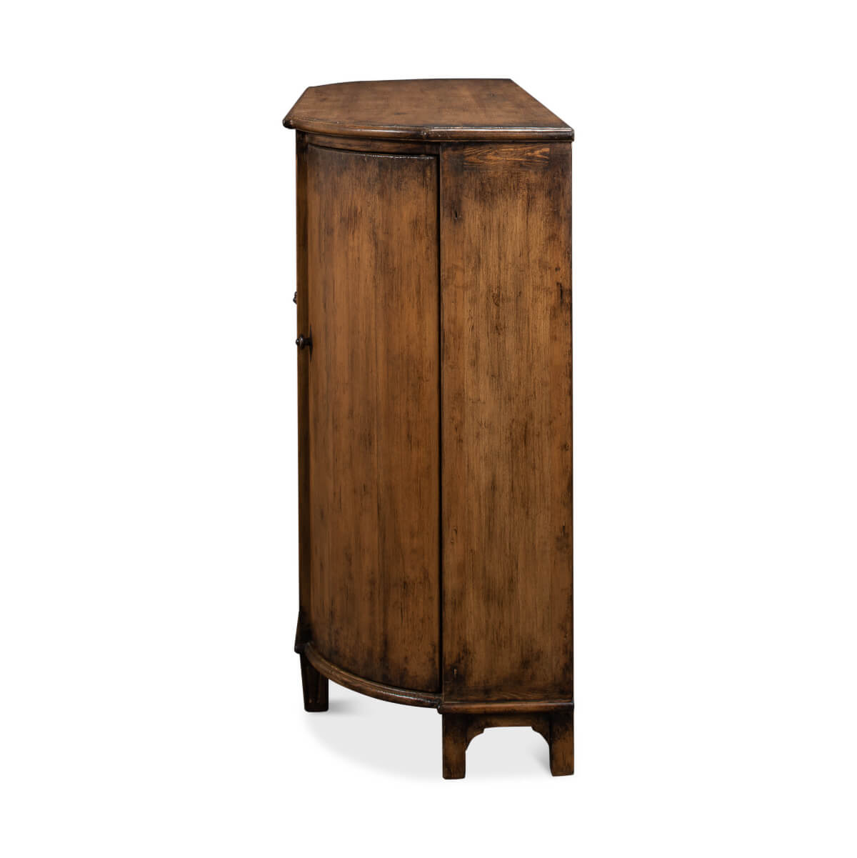 French Country Demilune Cabinet - English Georgian America