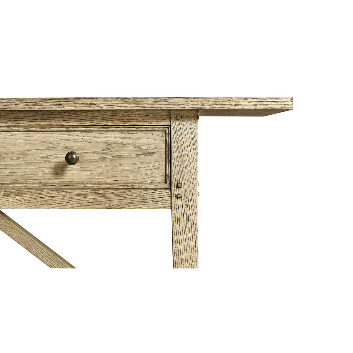 French Country Farmhouse Console Table - English Georgian America