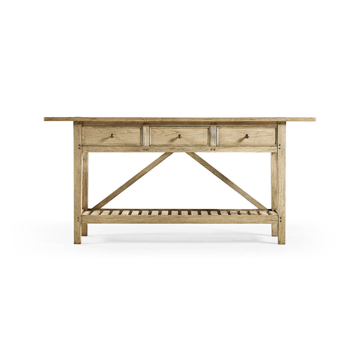 French Country Farmhouse Console Table - English Georgian America