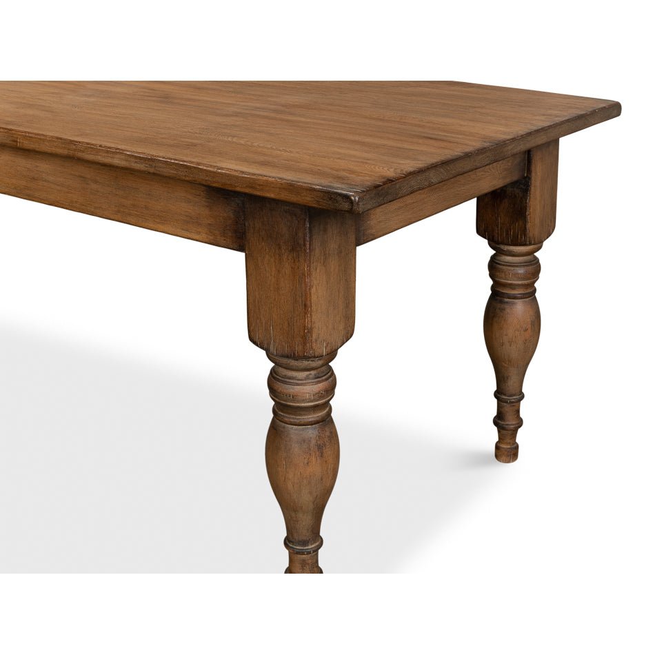 French Country Farmhouse Dining Table - English Georgian America