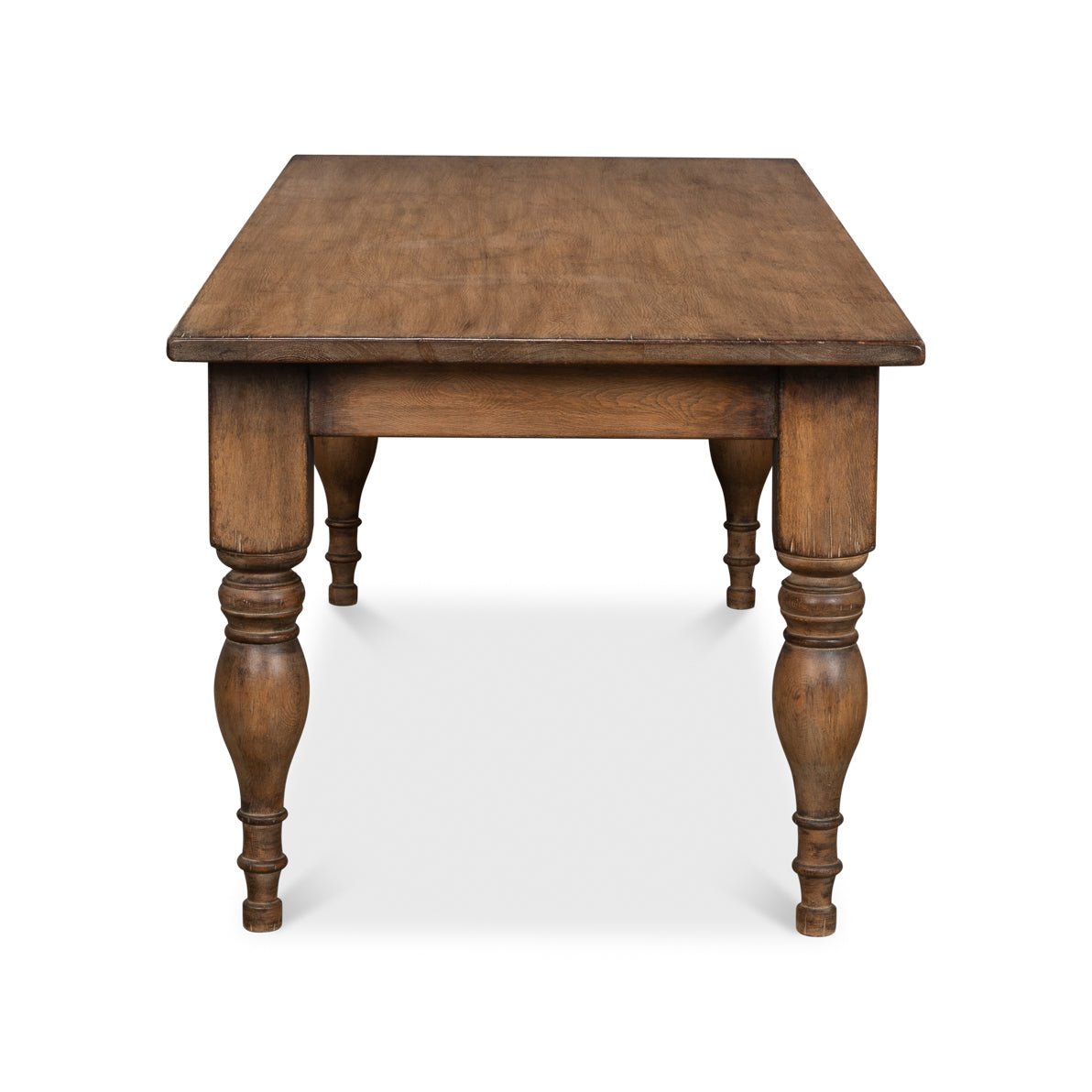 French Country Farmhouse Dining Table - English Georgian America