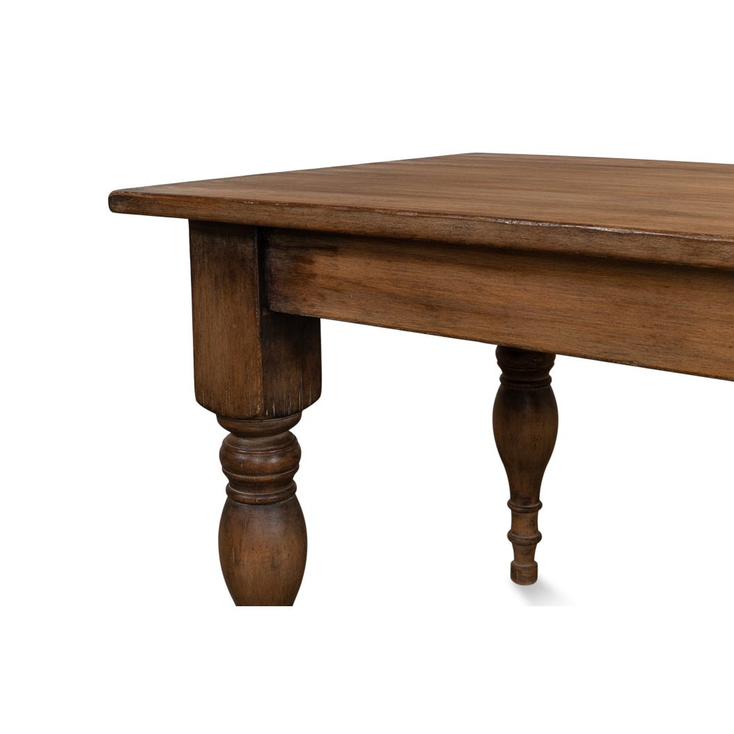 French Country Farmhouse Dining Table - English Georgian America