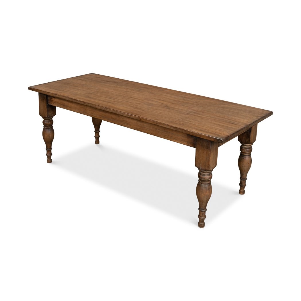 French Country Farmhouse Dining Table - English Georgian America
