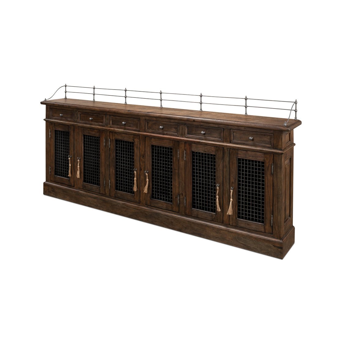 French Country Grill Door Buffet - English Georgian America