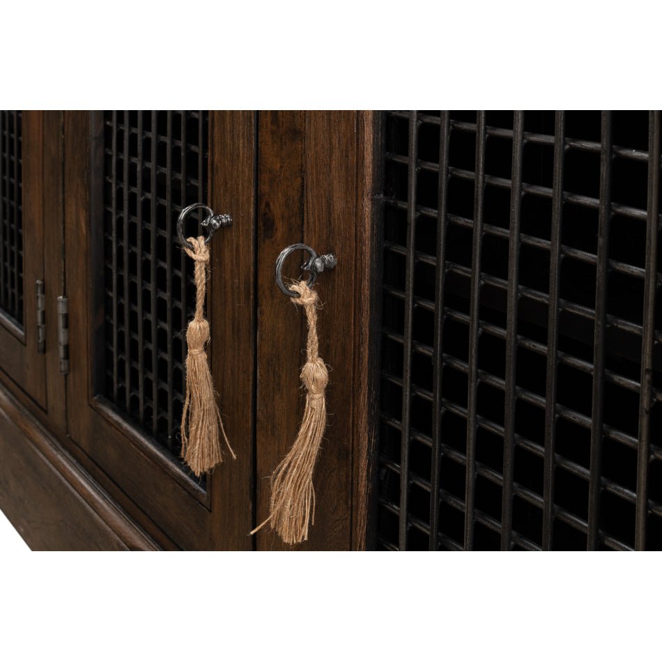 French Country Grill Door Buffet - English Georgian America