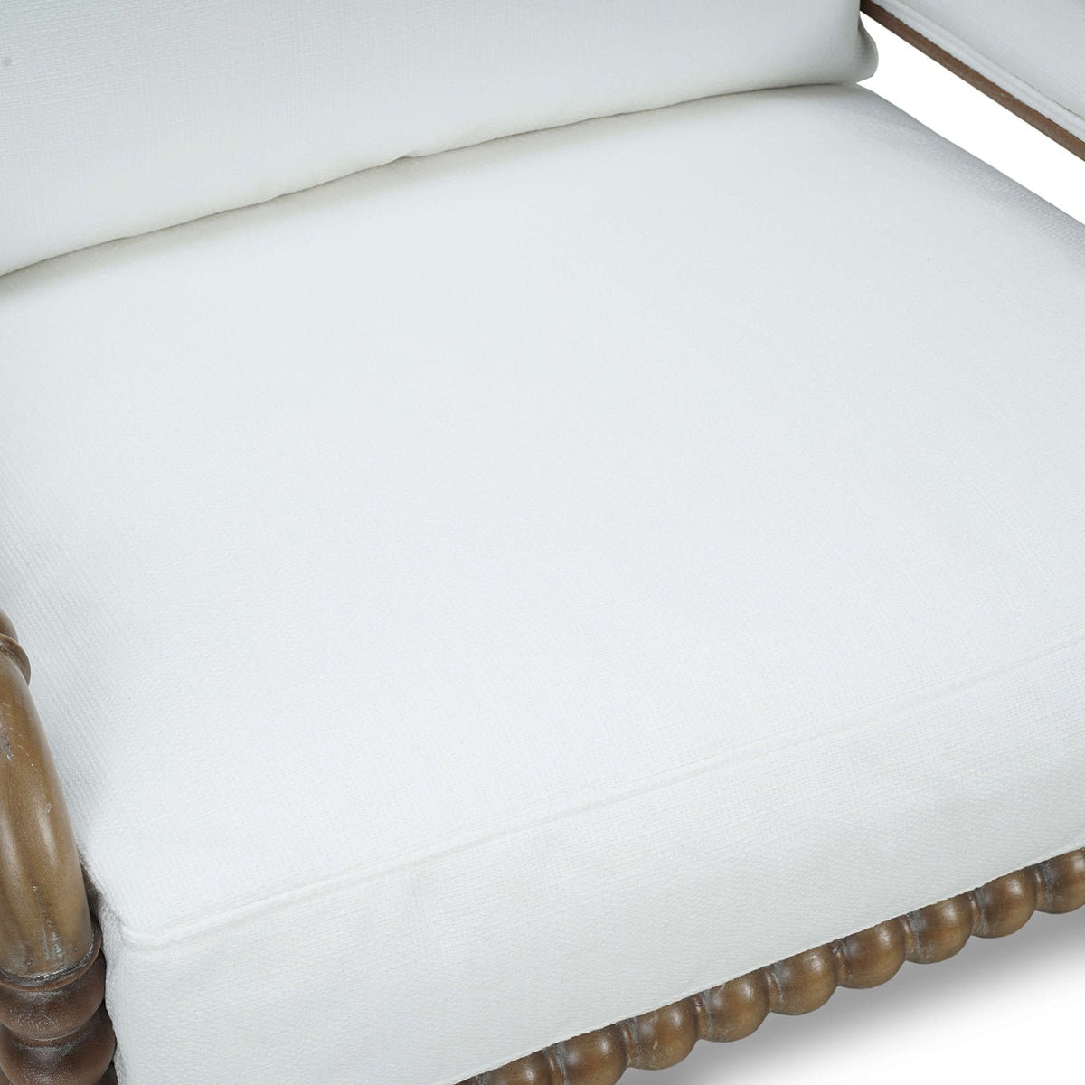 French Country Mahogany Bobbin Armchair - English Georgian America