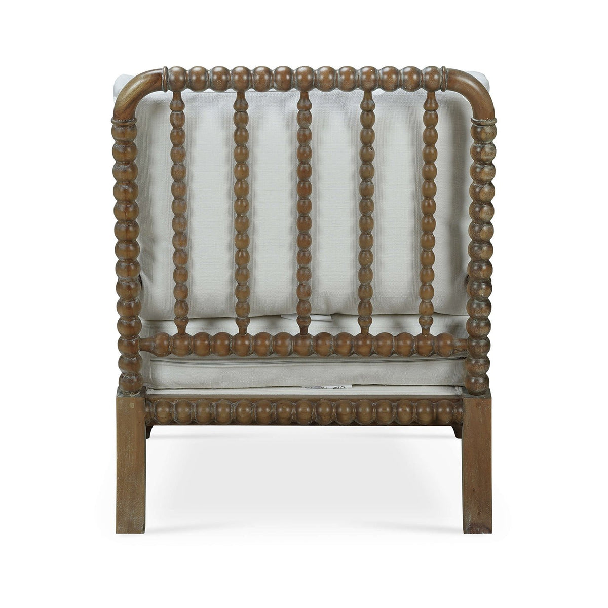 French Country Mahogany Bobbin Armchair - English Georgian America