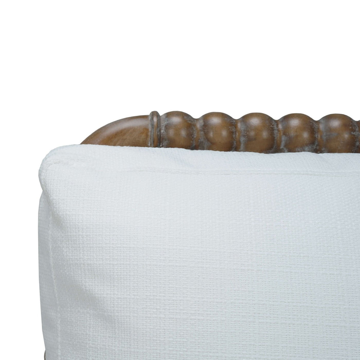 French Country Mahogany Bobbin Armchair - English Georgian America