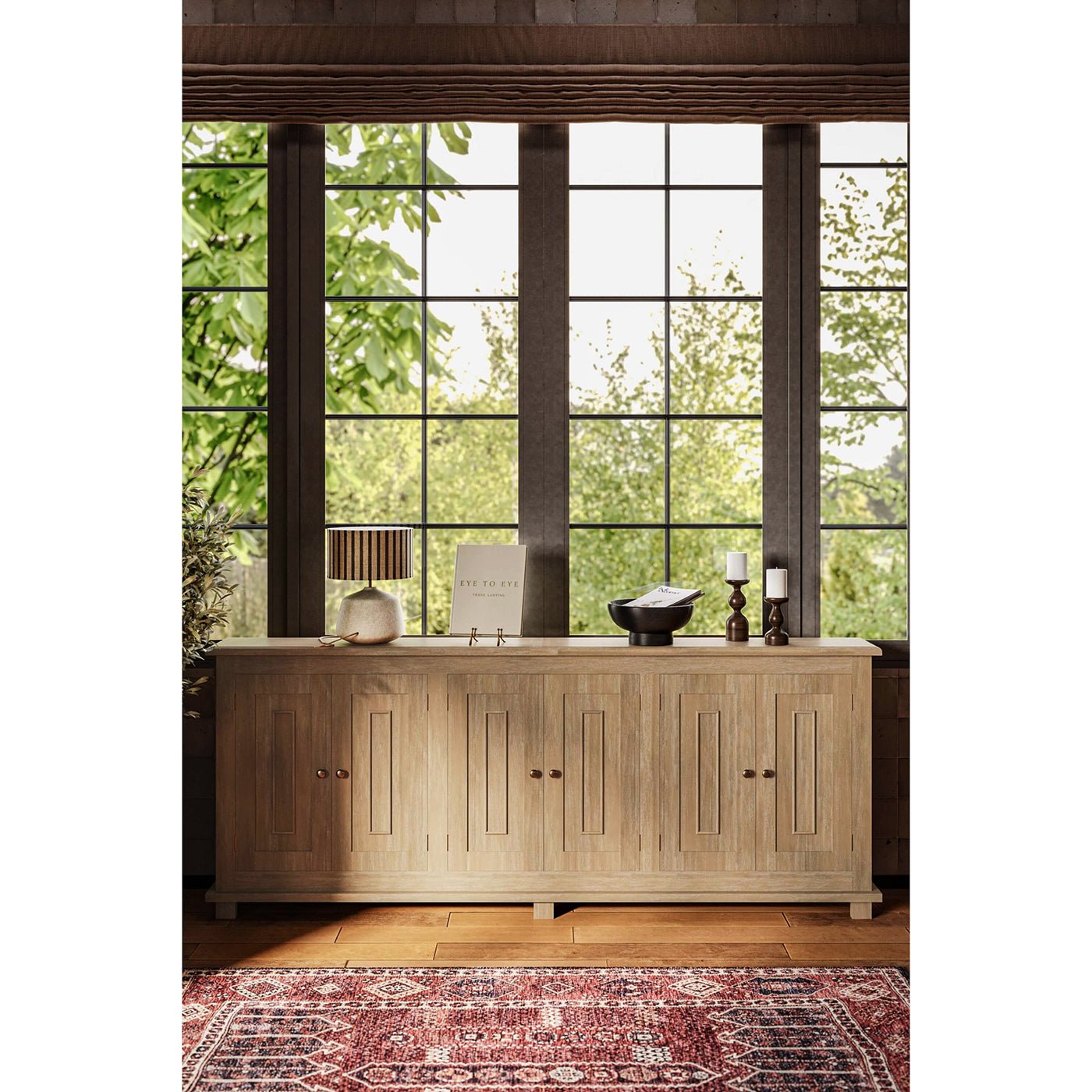 French Country Narrow Sideboard - English Georgian America