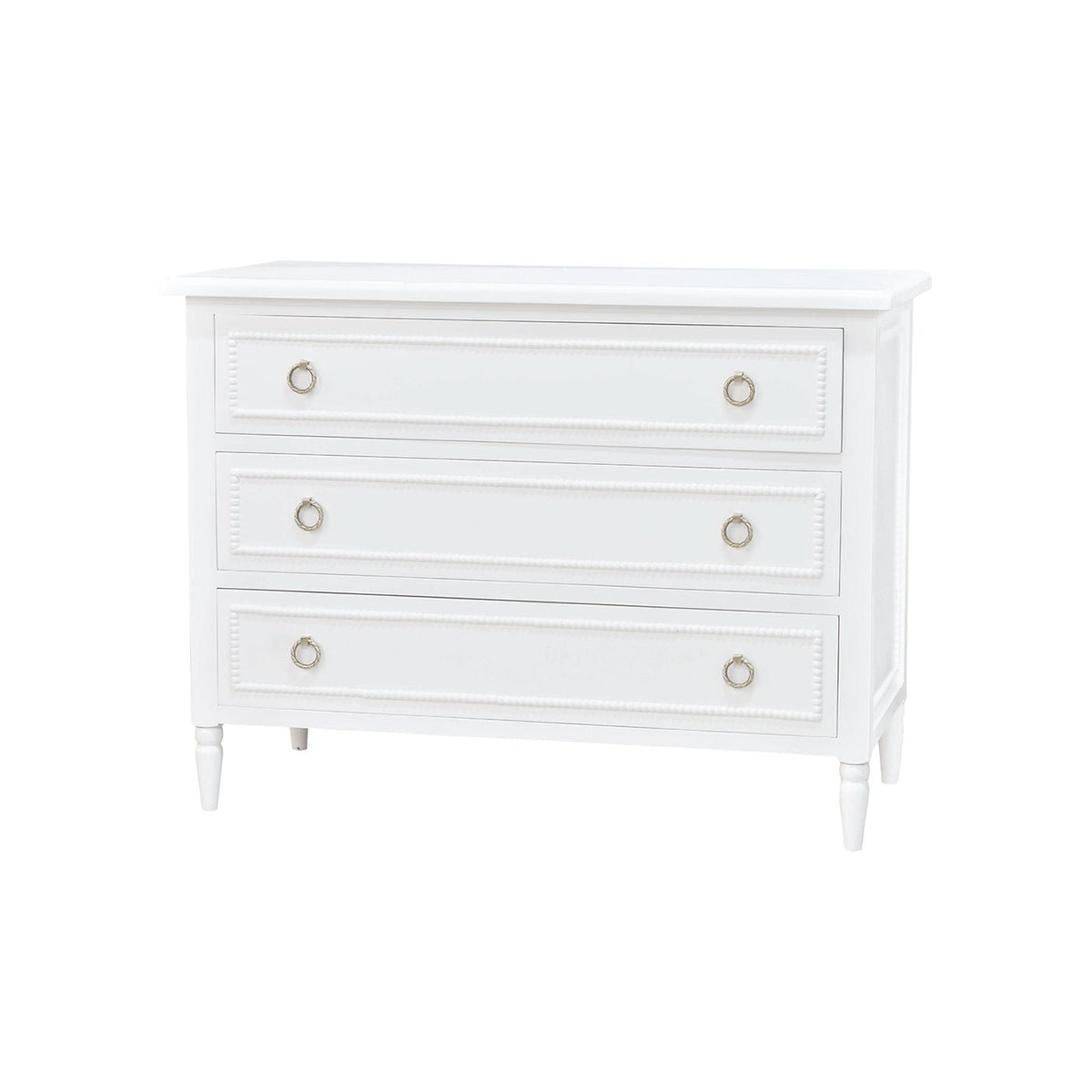 French Country Painted Chest of Drawers - English Georgian America