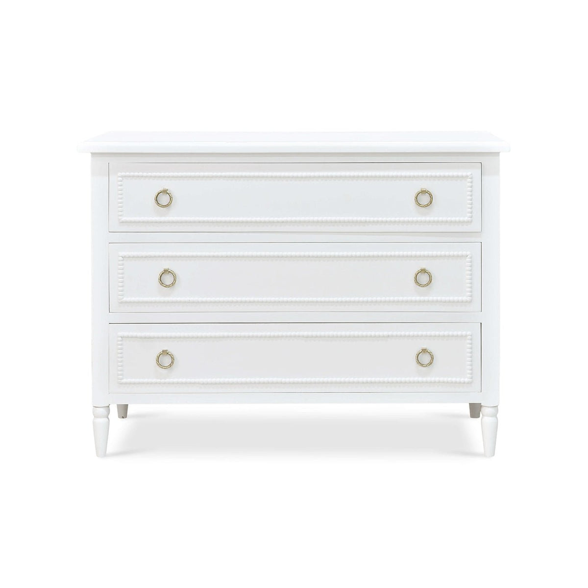 French Country Painted Chest of Drawers - English Georgian America