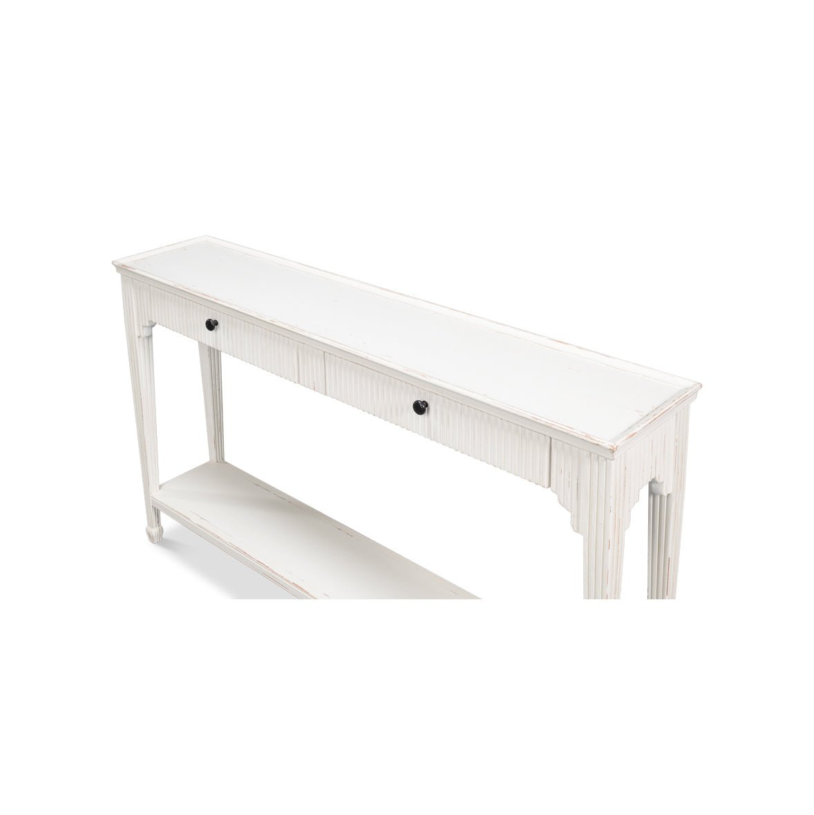 French Country Painted Console - English Georgian America