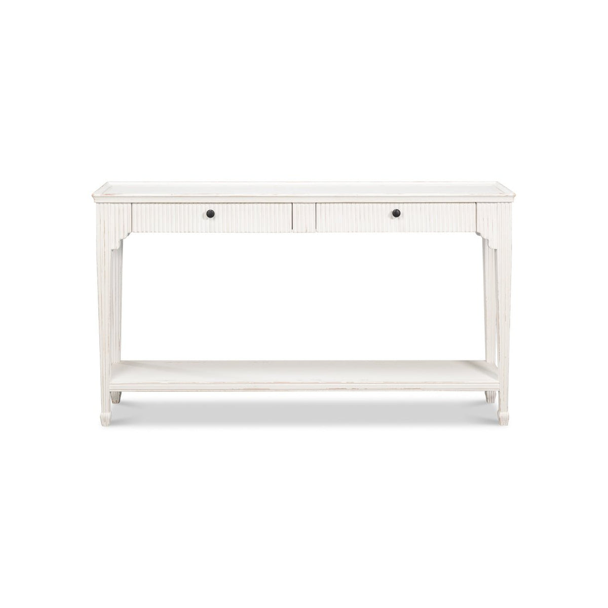 French Country Painted Console - English Georgian America