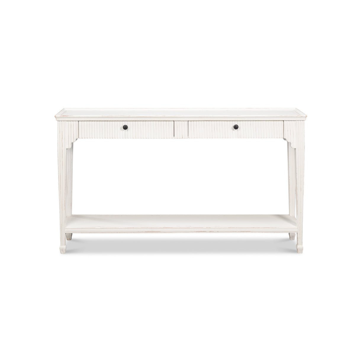 French Country Painted Console - English Georgian America