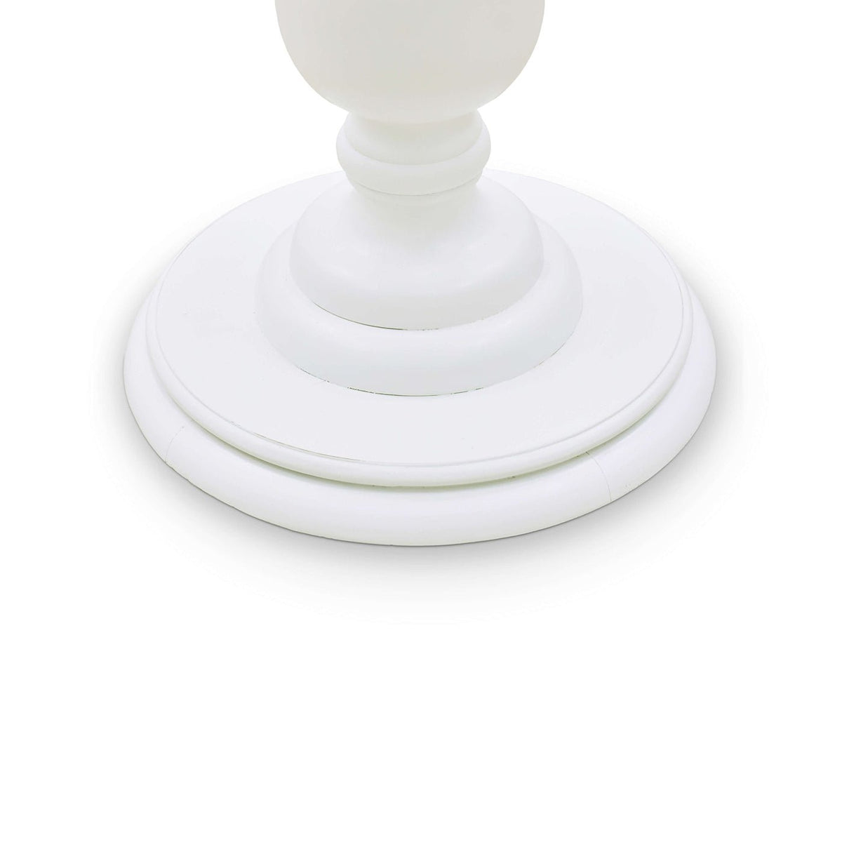 French Country Painted Pedestal End Table - English Georgian America