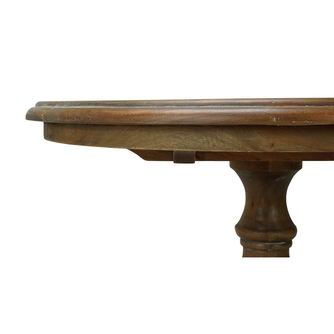 French Country Pedestal End Table - English Georgian America