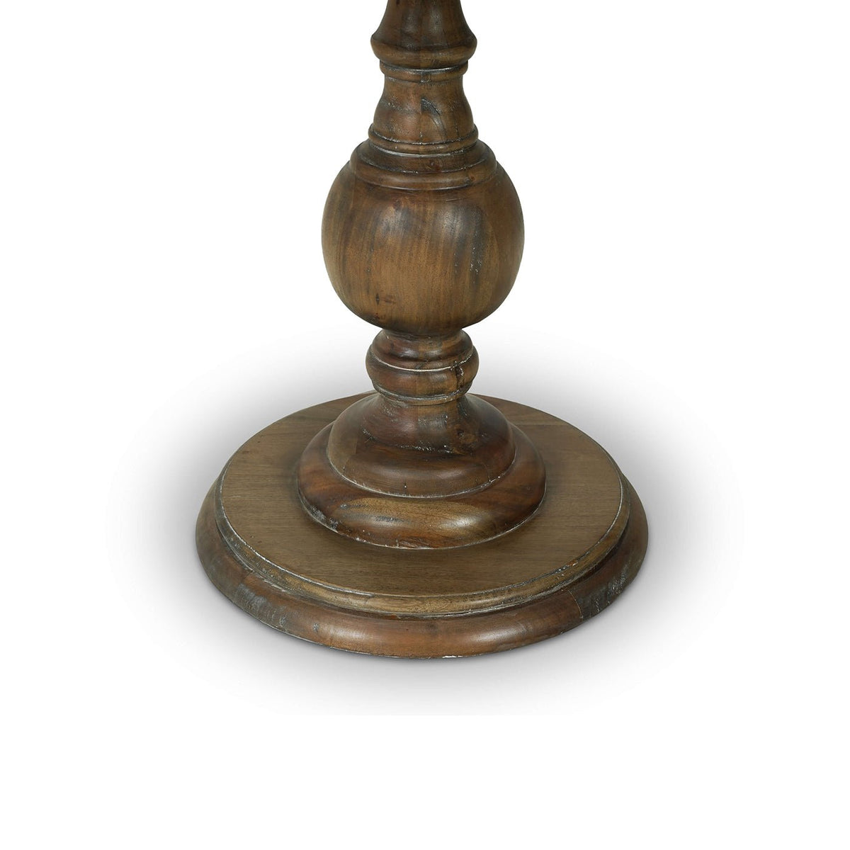 French Country Pedestal End Table - English Georgian America