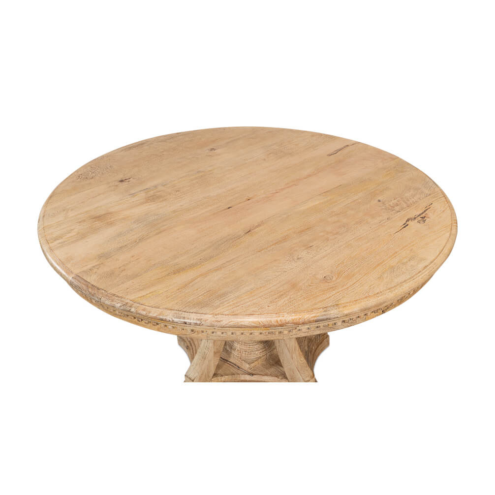 French Country Round Dining Table - English Georgian America