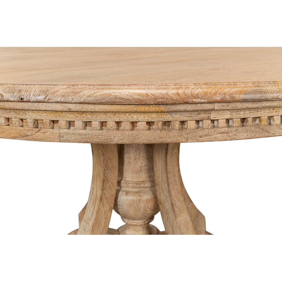 French Country Round Dining Table - English Georgian America