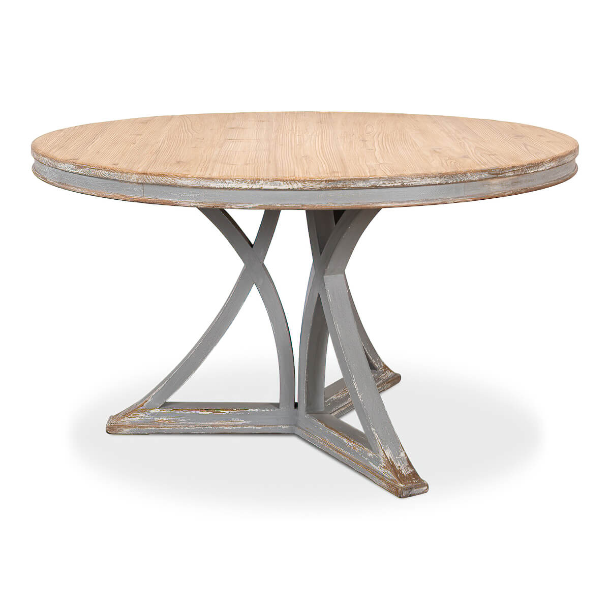 French Country Round Dining Table - English Georgian America