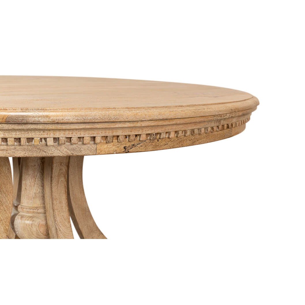 French Country Round Dining Table - English Georgian America