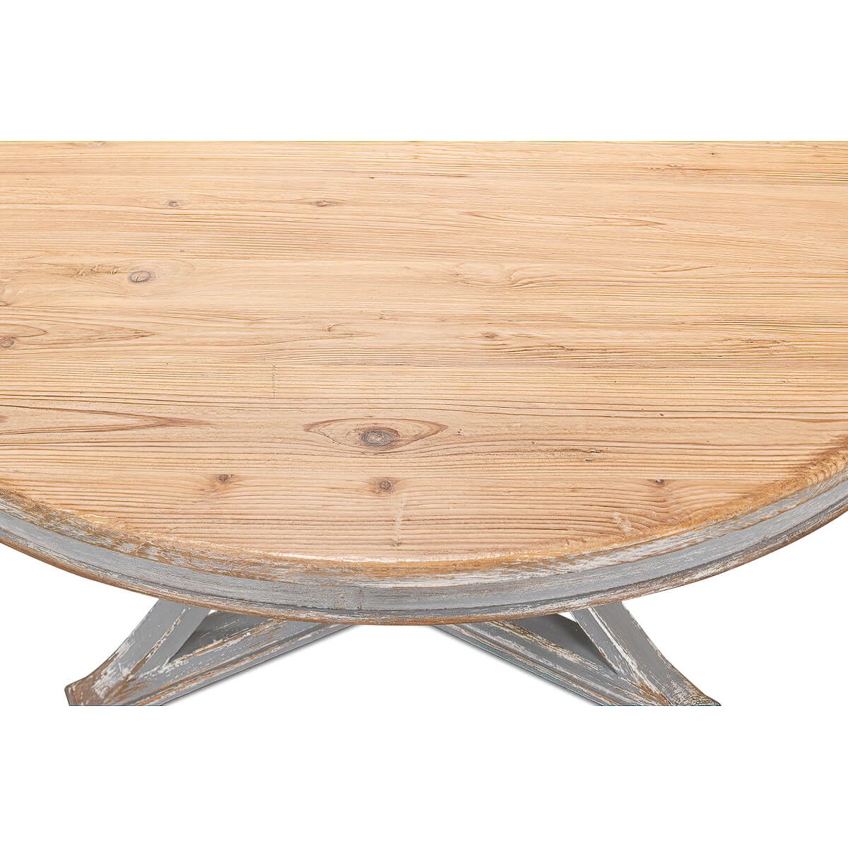 French Country Round Dining Table - English Georgian America