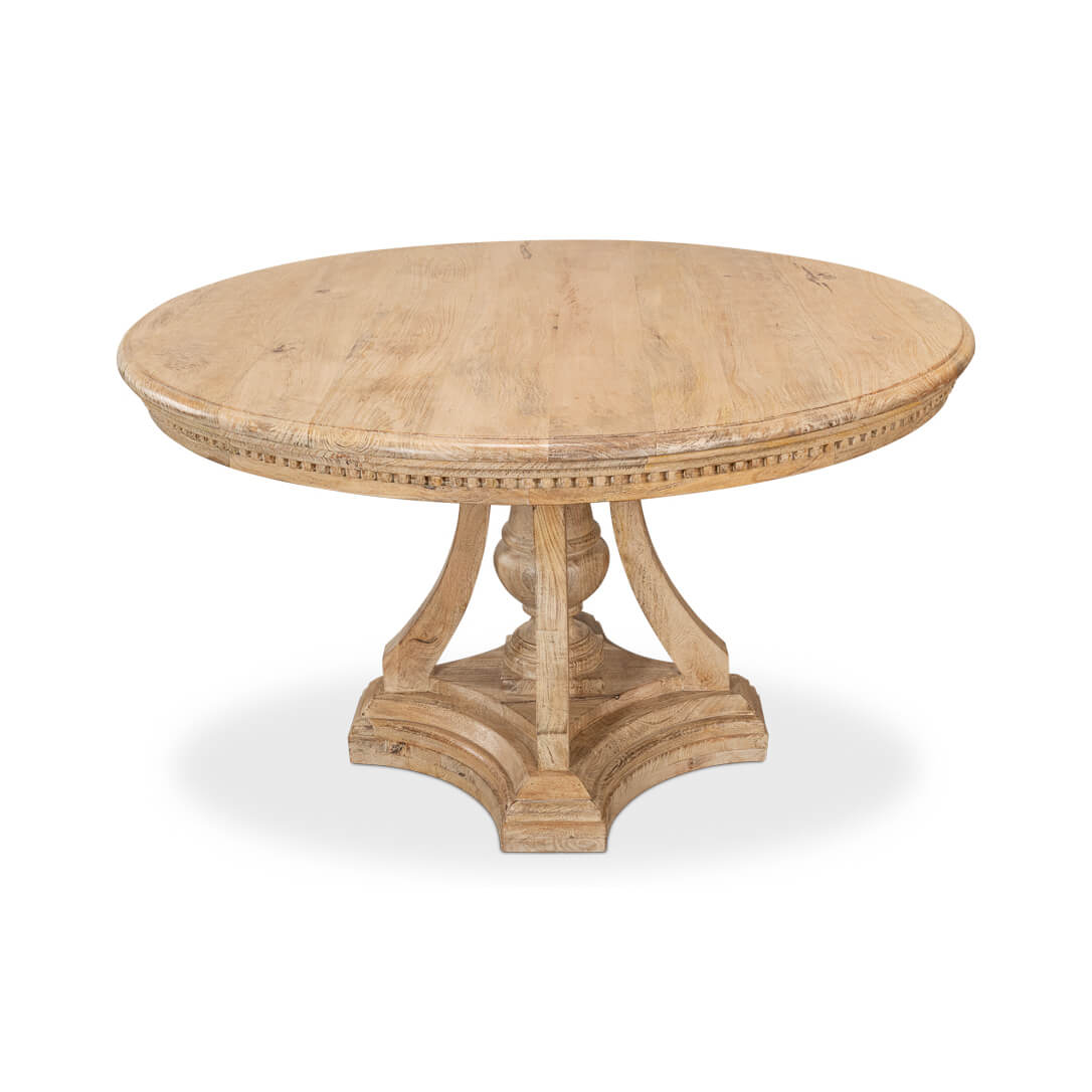 French Country Round Dining Table - English Georgian America