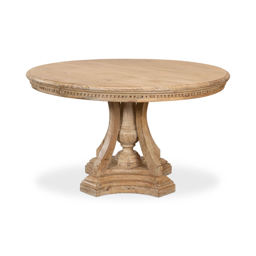 French Country Round Dining Table - English Georgian America